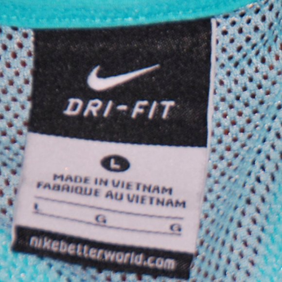 Nike Dri-Fit Blue Leopard Print Tank - Picture 5 of 5
